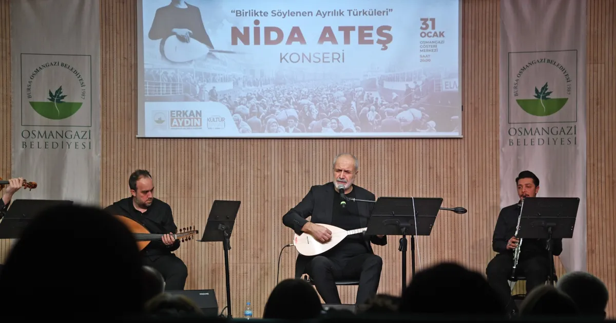 Bursa Osmangazi’de mübadele acıları türkülerle anlatıldı
