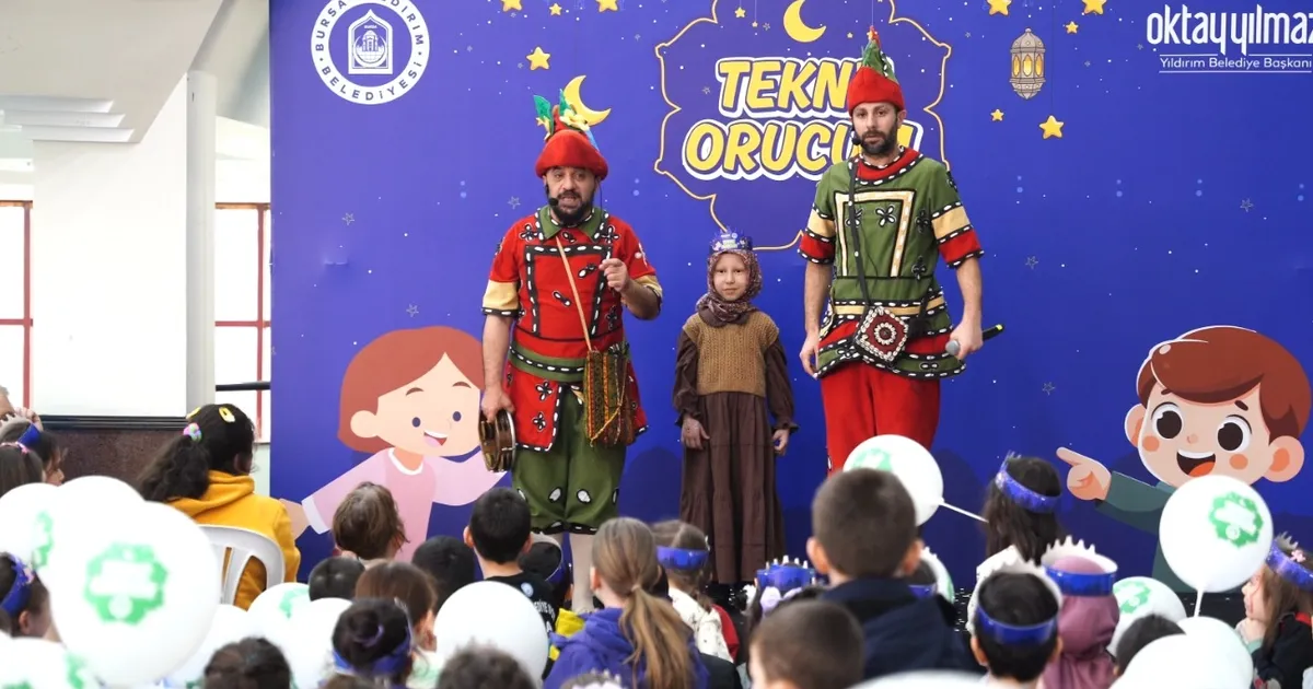 Bursa Yıldırım’da minikler için iftar vakti