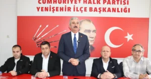CHP Bursa İl Başkanı Nihat Yeşiltaş, Yenişehir’de gerçekleştirdikleri saha çalışmaları