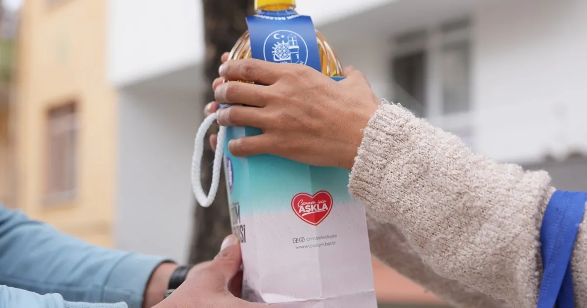 Çorum’da binlerce aileye Ramazan yardımı