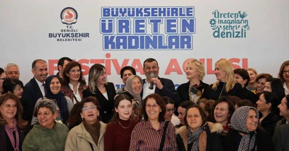 Denizli Büyükşehirle Üreten Kadınlar Festivali kapılarını açtı