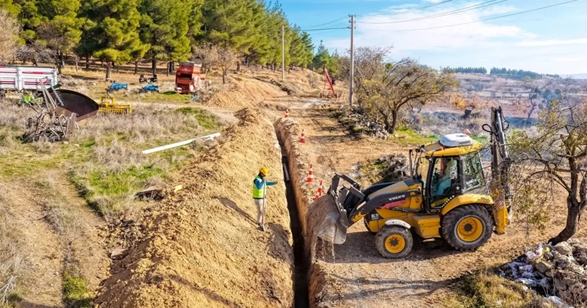 Denizli’de 2 bin 718 metrelik içme suyu hattı yenileniyor