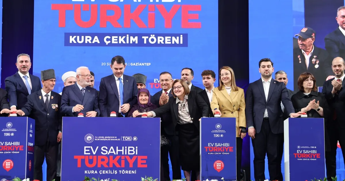 Gaziantep’te sosyal konut hak sahipleri belirlendi