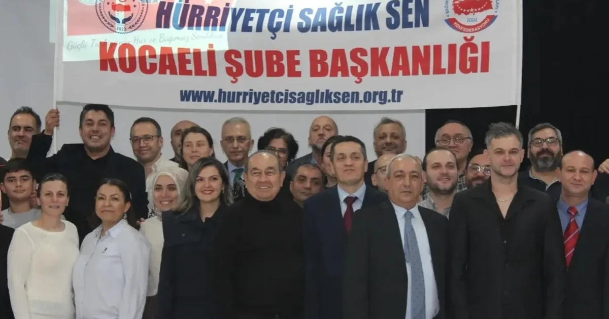 Hürriyetçi Sağlık-Sen Kocaeli Şubesi resmen kuruldu