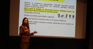 İstanbul Maltepe Belediyesi’nce belediye personeline “İş Sağlığı ve Güvenliği Eğitimleri” düzenlenmeye