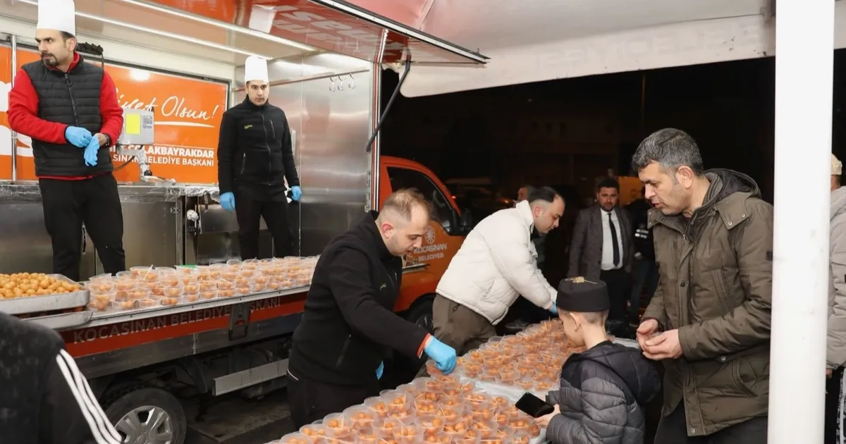 Kayseri Kocasinan’da ramazan bereketine ‘İkram’lık tatlı
