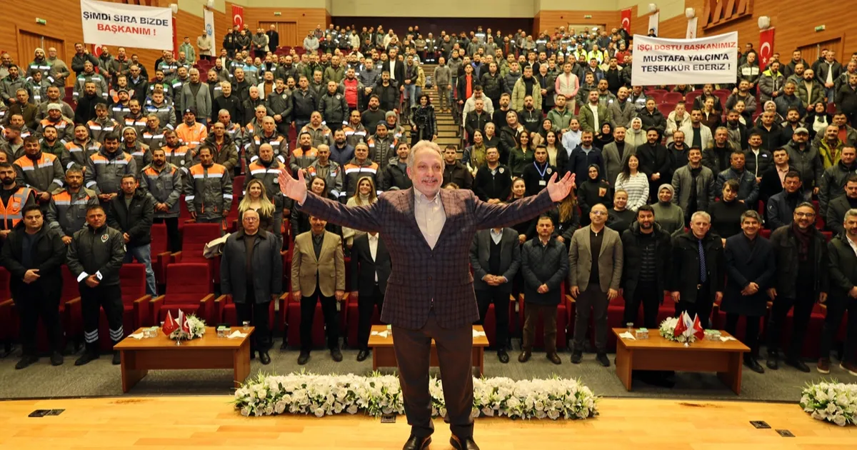 Kayseri Talas Belediyesi çalışanlarından Başkan Yalçın’a teşekkür