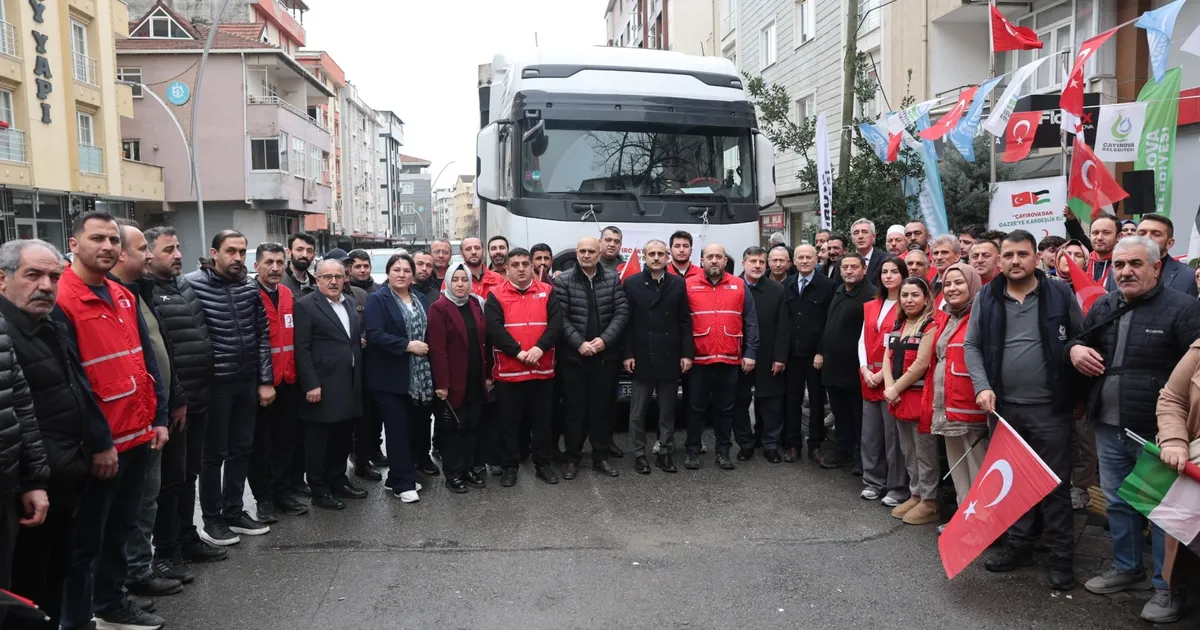Kocaeli Çayırova’dan Gazze’ye kardeşlik eli uzandı