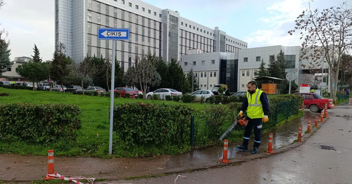 Kocaeli’de hastane bahçelerine Büyükşehir’den dokunuş