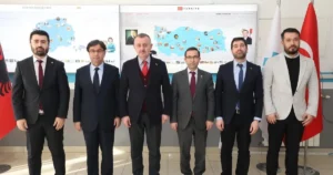 Kocaeli Büyükşehir Belediye Başkanı Tahir Büyükakın, Kuzey Makedonya temasları kapsamında