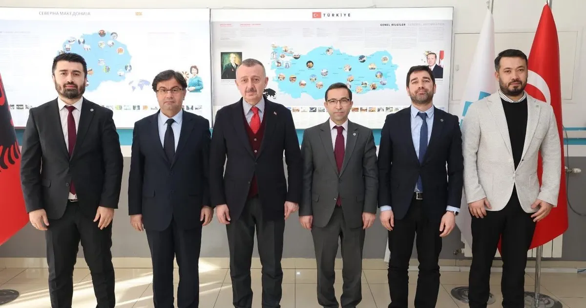 Kocaeli Büyükşehir Belediye Başkanı Tahir Büyükakın, Kuzey Makedonya temasları kapsamında