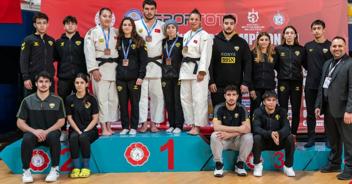 Konya bisiklette zirvede, judoda kürsüde
