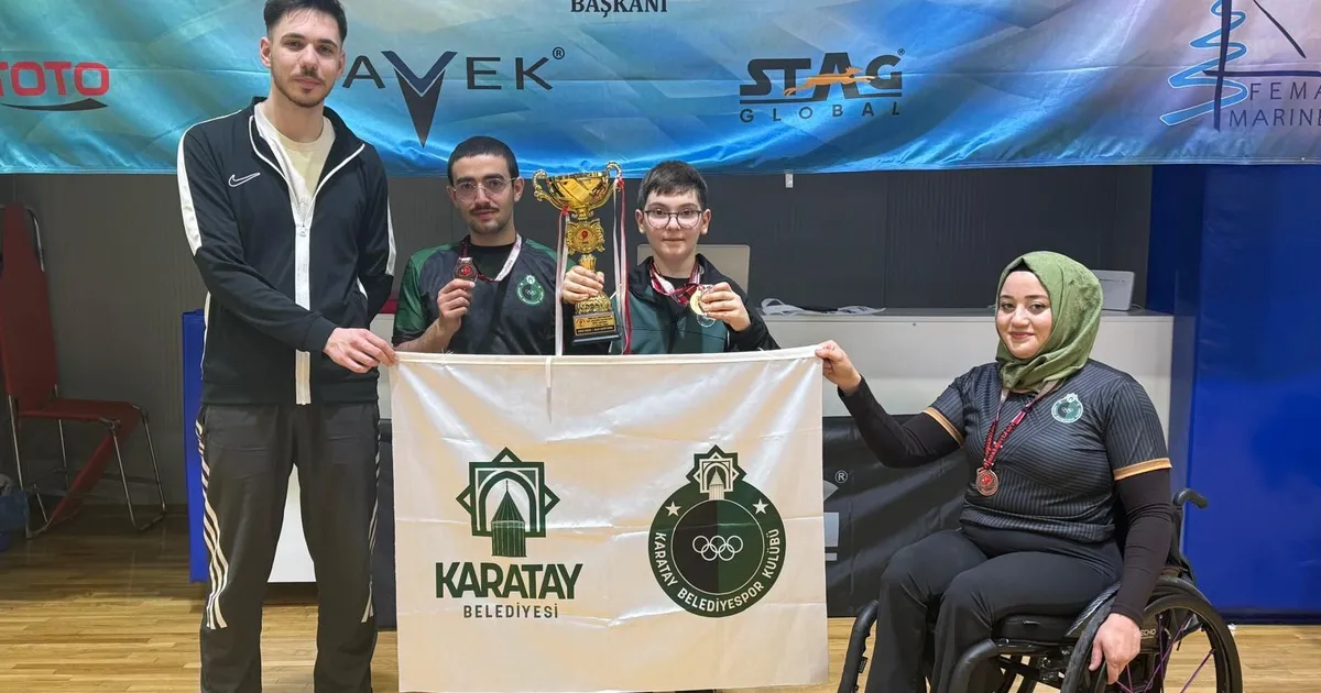 Konya Karataylı sporcular 5 madalya ile döndü
