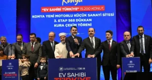 Yüzyılın Konut Projesi kapsamında Konya’da yapılacak 15 bin 200 konutun