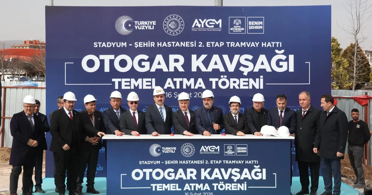 Konya’da Otogar Kavşağı’nın temeli atıldı