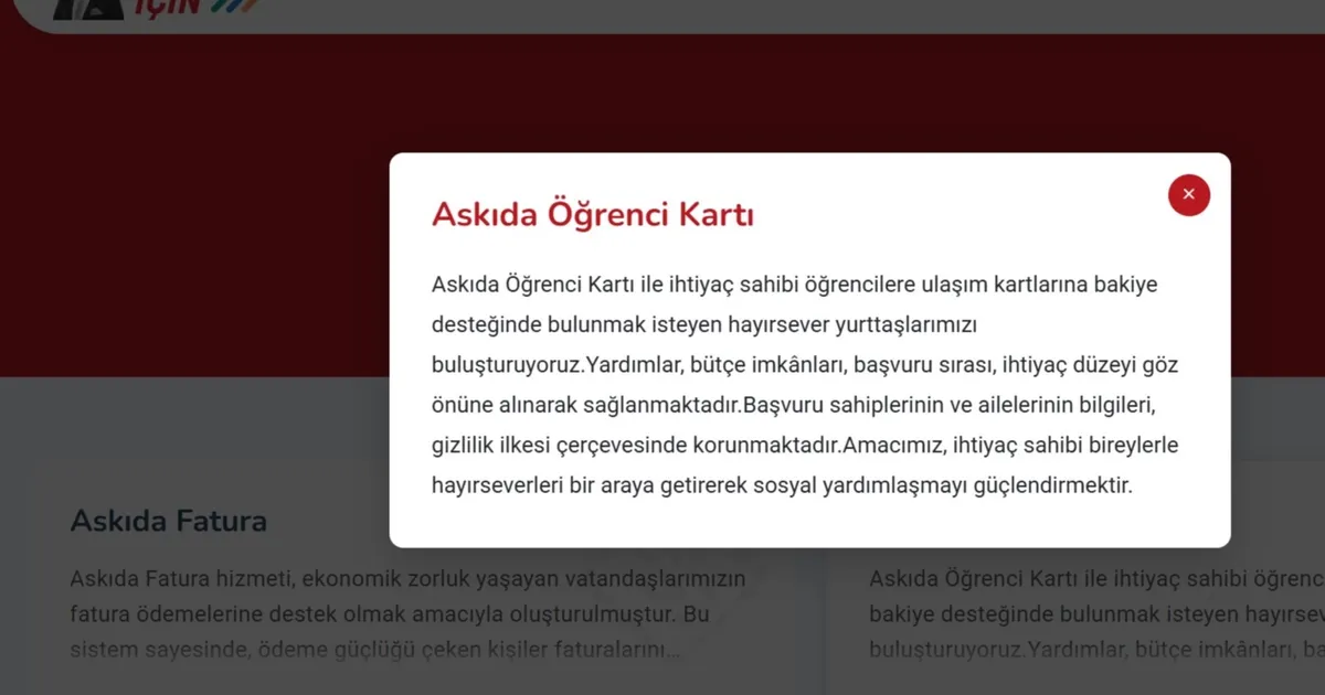 Manisa Büyükşehir’den ‘askıda’ destek