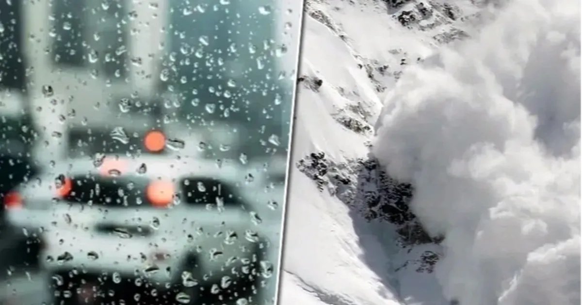 Meteoroloji’den kuvvetli yağış ve çığ uyarısı