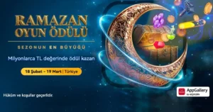 Türk oyuncular, AppGallery'de Ramazan ayı boyunca kademeli puan iadesi ödüllerinin