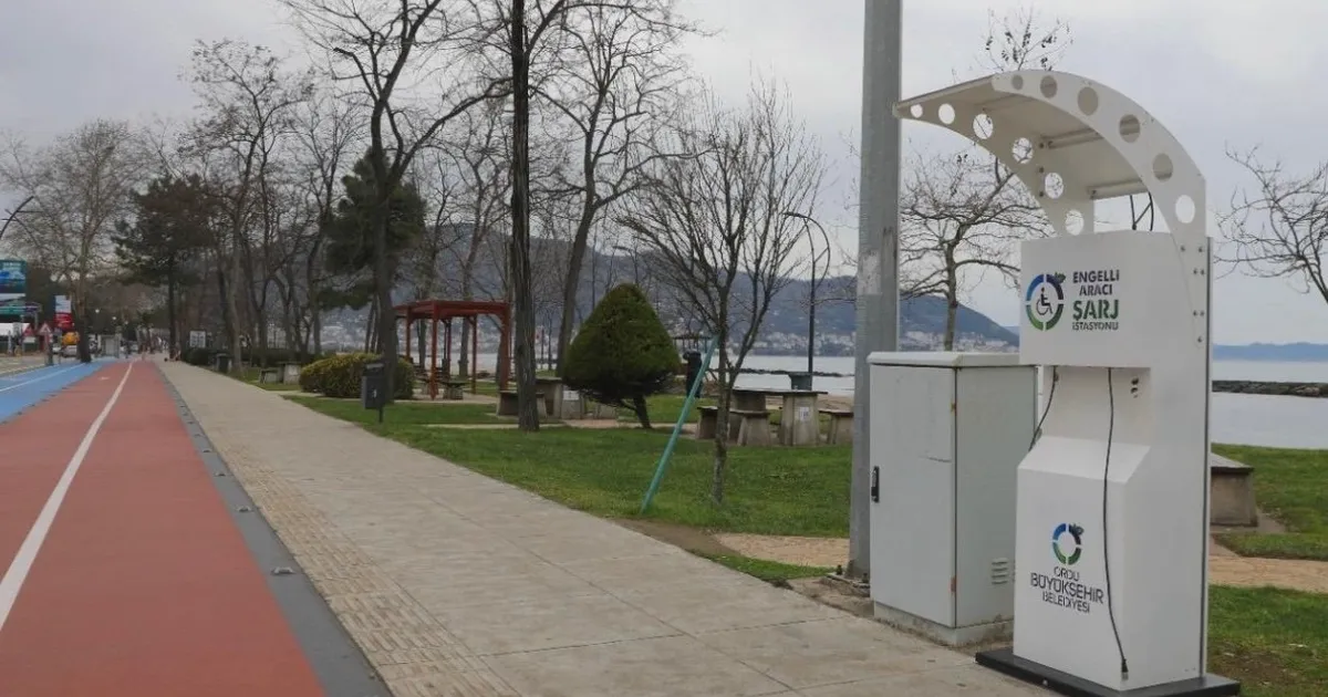 Ordu’da engelli şarj istasyonları yenilendi