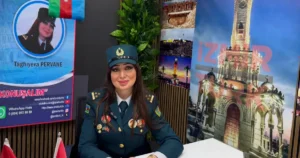 Sosyal medyada “Şehitlerin Bacısı” olarak tanınan Azerbaycanlı Pervane Taghıyeva, Türkiye’de