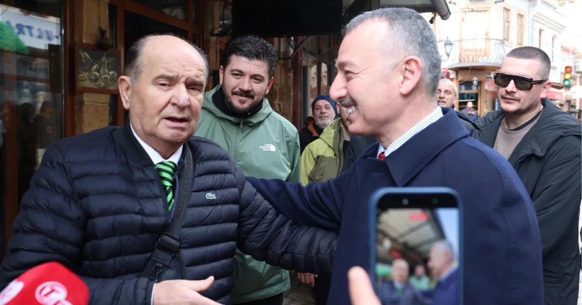 Kocaeli Büyükşehir Belediye Başkanı Tahir Büyükakın’ın Üsküp Eski Çarşı ziyareti,