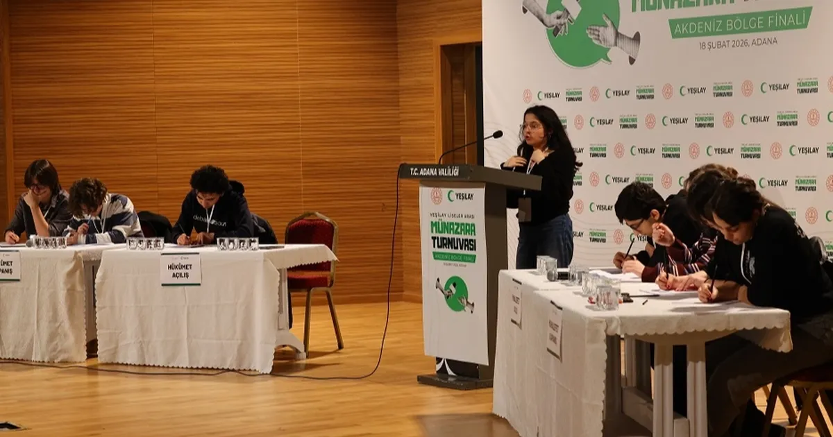 Yeşilay’ın lise münazaralarında ‘Akdeniz Bölge Finali’ tamamlandı