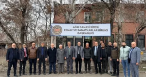 Ağrı Şeker Fabrikası Müdürü Kürşat Erdoğan, Ağrı Sanayi Sitesi Esnaf