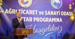Ağrı Ticaret ve Sanayi Odası (ATSO) tarafından düzenlenen geniş katılımlı