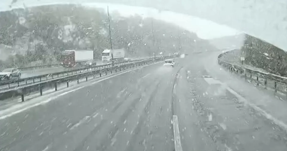 Ankara–Bolu hattında kar mesaisi