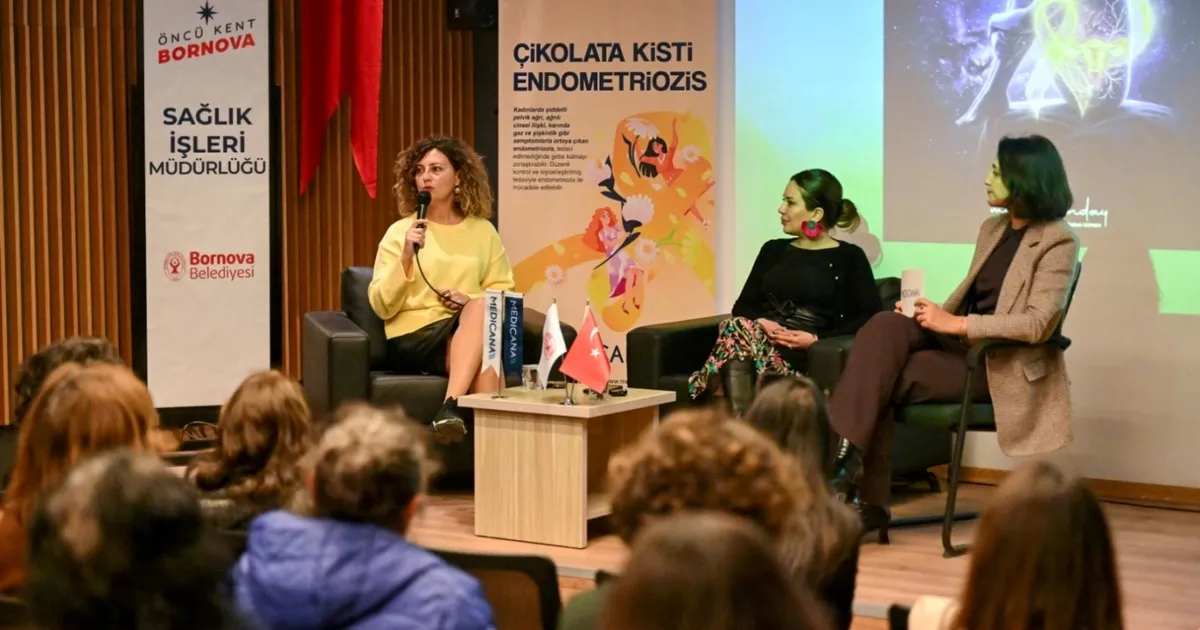 Bornova’da kadınlar deneyimlerini paylaştı, uzmanlar endometriozisi anlattı