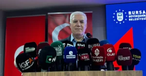 Bursa Büyükşehir Belediye Başkanı Mustafa Bozbey, Şubat ayı değerlendirme toplantısında