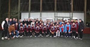 Bursa Büyükşehir Belediye Başkanı Mustafa Bozbey, İnegöl Karadeniz Güvenspor’u ziyaretinde,