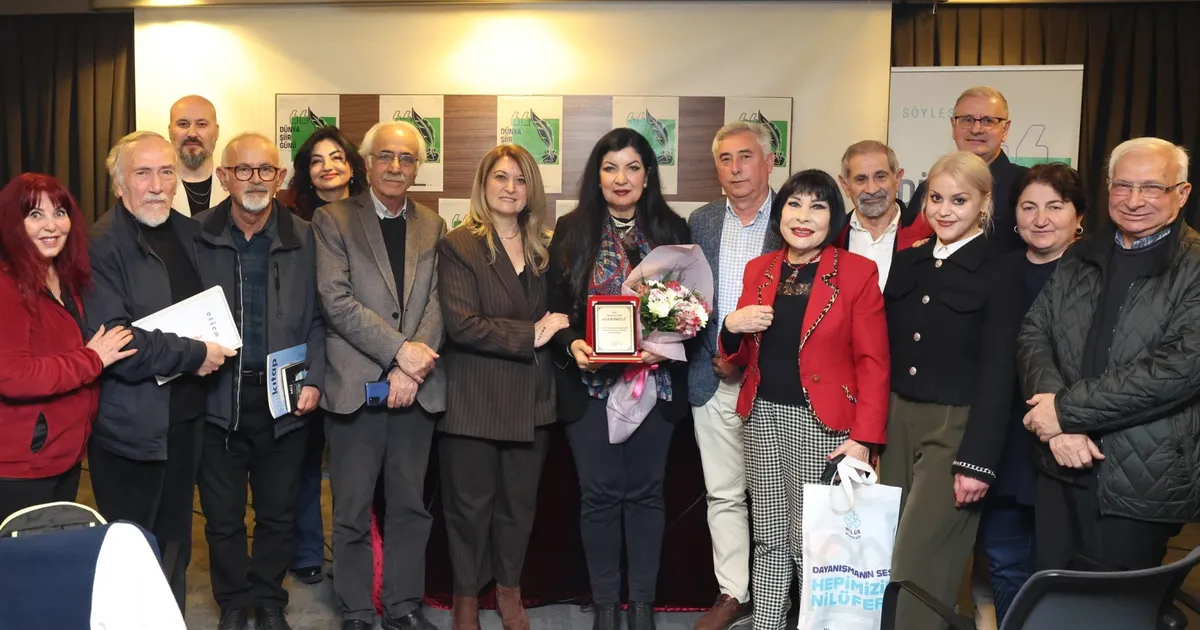 Bursa Nilüfer’de Dünya Şiir Onur Ödülü Nisa Leyla’ya verildi