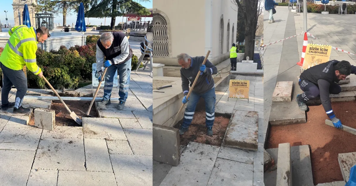 Bursa’da tarihi Tophane Meydanı yenilendi