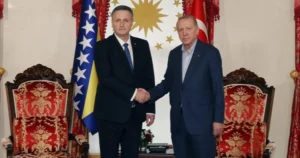Cumhurbaşkanı Recep Tayyip Erdoğan, Türkiye’ye ziyarette bulunan Bosna Hersek Devlet