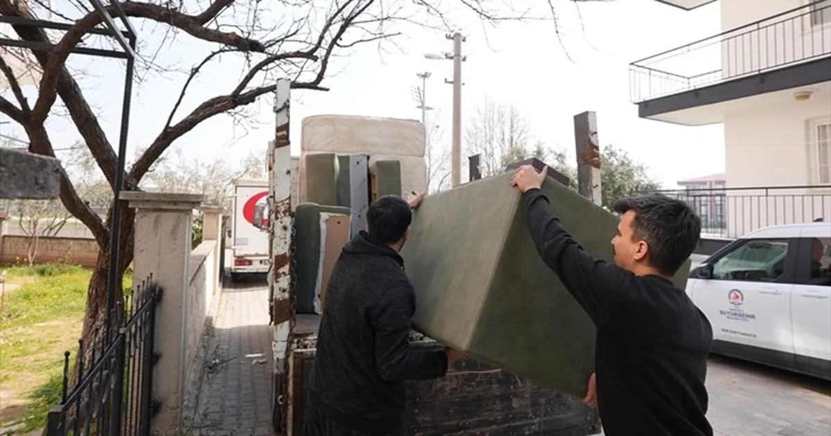 Denizli’de ev taşıyana 10 bin TL’lik destek