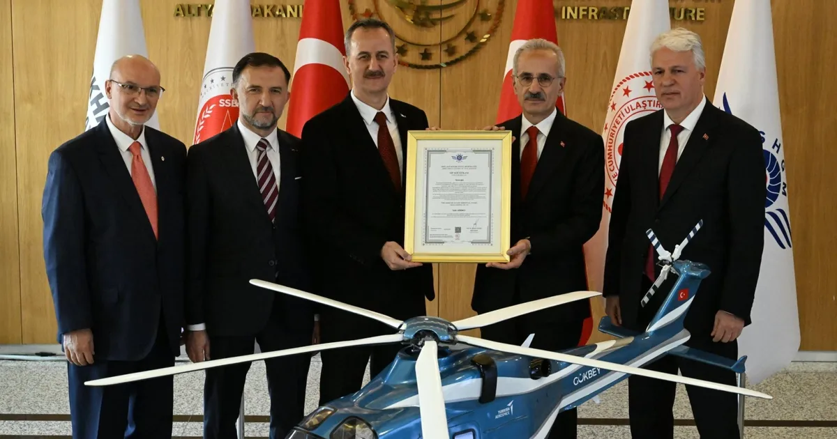 Gökbey’e uçuşa elverişlilik sertifikası