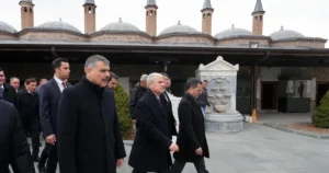 İçişleri Bakanı Mustafa Çiftçi, Konya programı kapsamında esnaf ziyaretinde bulunarak
