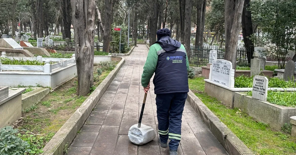 İstanbul Bakırköy’de bayram öncesi temizlik seferberliği
