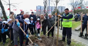 İstanbul'da Bakırköy Belediyesi tarafından Osmaniye Mahallesi Şehit Polis Mustafa Yurter