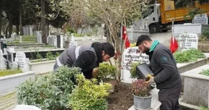 İstanbul'da Beylikdüzü Belediyesi, Ramazan Bayramı öncesinde ilçe genelinde yürüttüğü temizlik