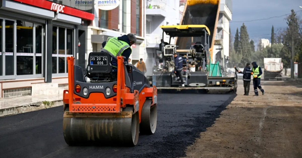  İzmir Bornova’da yol seferberliği