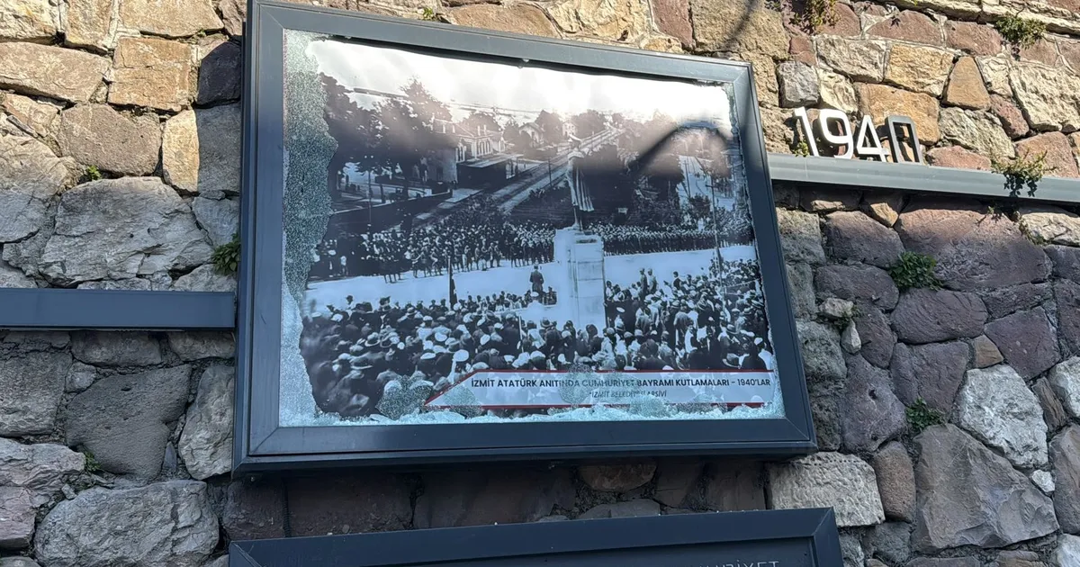 İzmit’te Atatürk rölyefine zarar verenler için harekete geçildi!