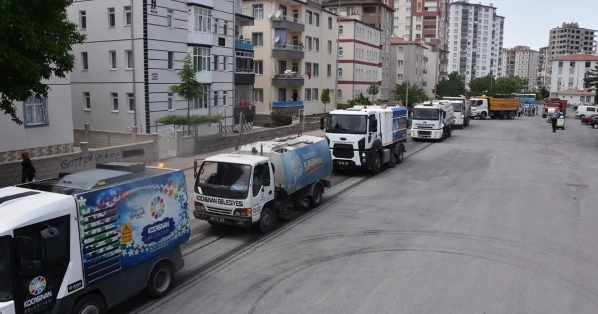 Kayseri Kocasinan’dan temizlik seferberliği