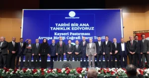 Kayseri Büyükşehir Belediye Başkanı Dr. Memduh Büyükkılıç, Kayseri Pastırması’nın Avrupa