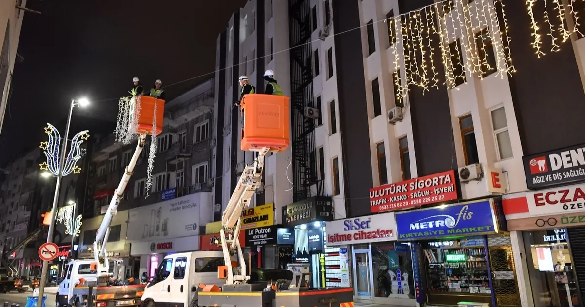 Kayseri sokaklarına LED’li düzenleme