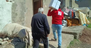 Türk Kızılay Mardin Şubesi, ihtiyaç sahibi vatandaşlara yönelik yürüttüğü insani