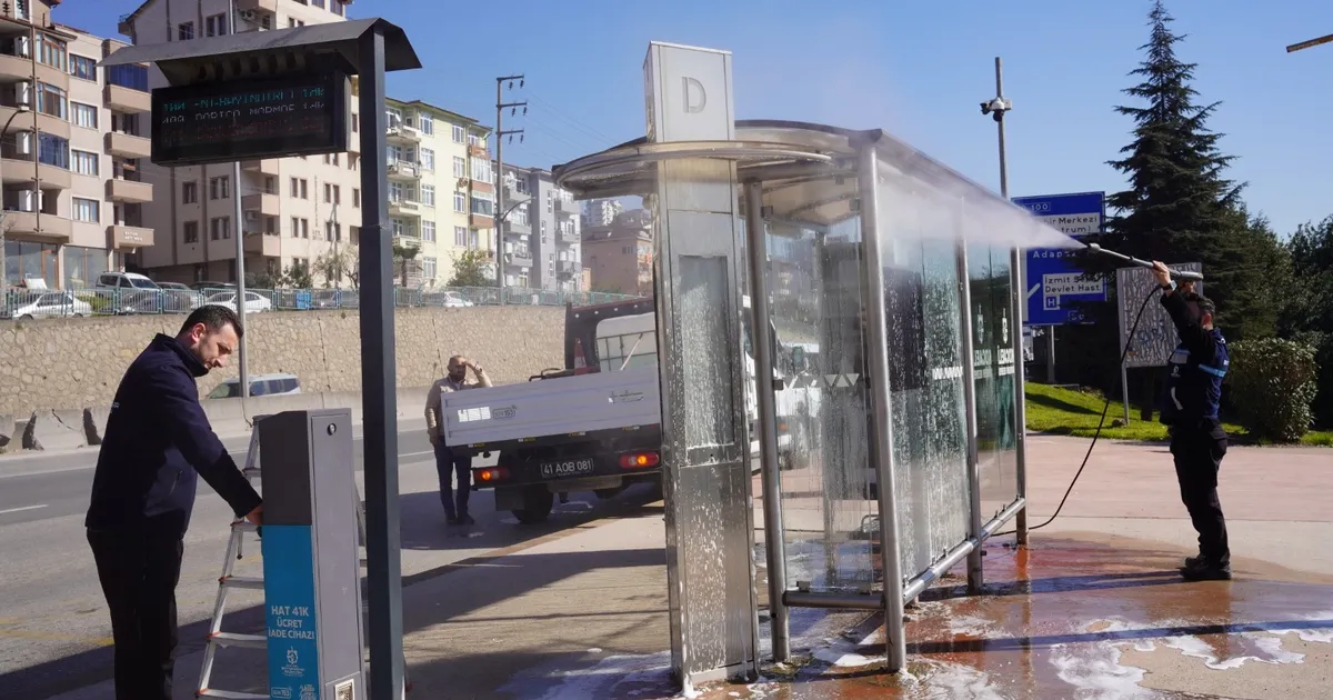 Kocaeli’de 4 bin 303 durak hijyenik hale getiriliyor