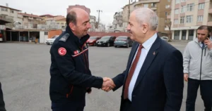 Kocaeli Gebze Belediye Başkanı Zinnur Büyükgöz ve Gebze Kaymakamı Mehmet