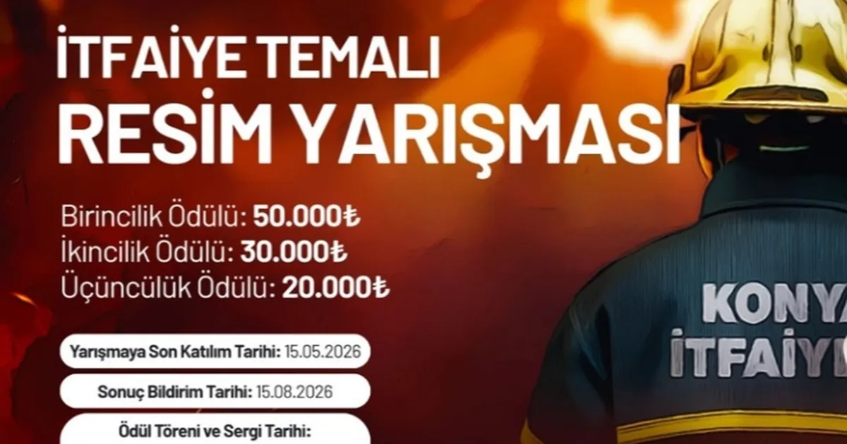 Konya Büyükşehir’den ödüllü resim yarışması